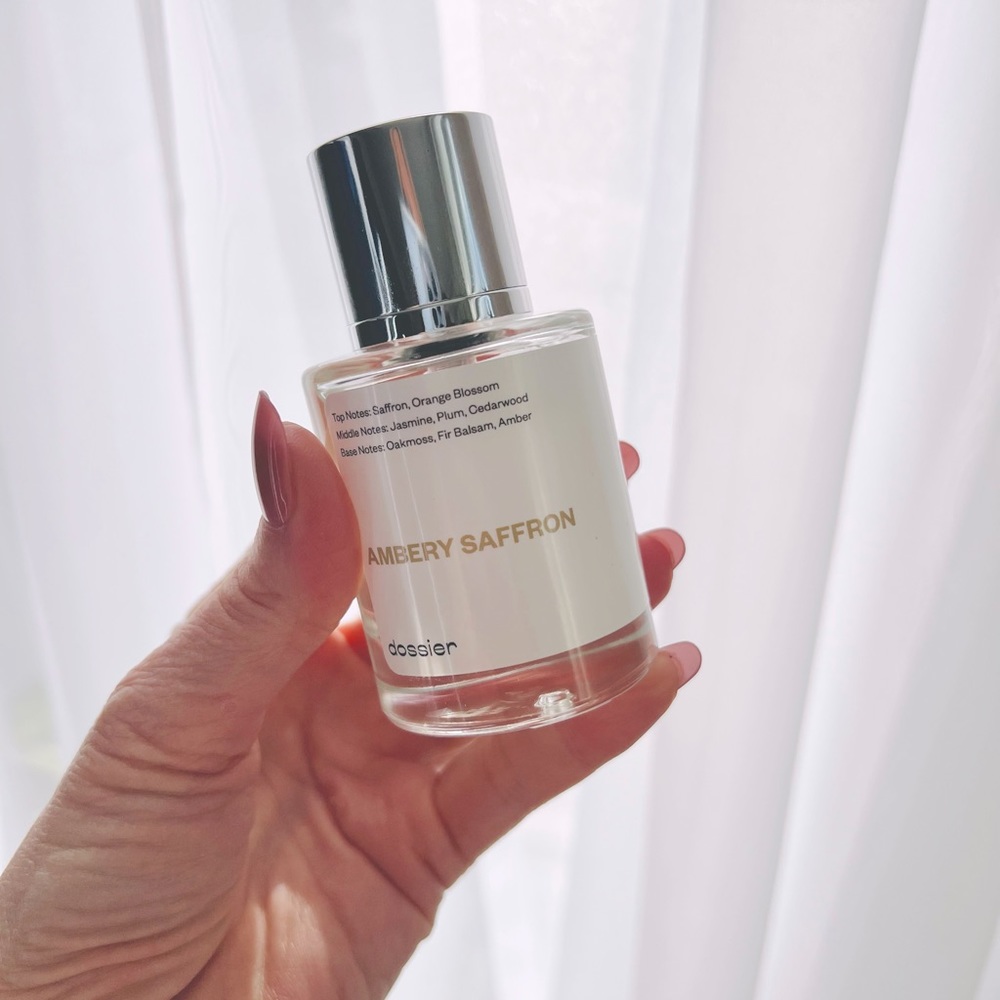 Dossier Ambery Saffron perfume 50ml new with box
